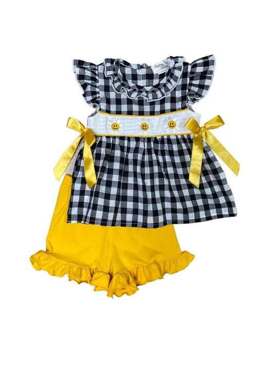 Fashionably, BBK! Baby & Toddler Clothing 2T Girls Daisey Gingham Short Set