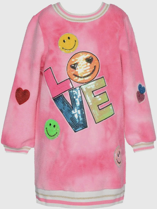 Fashionably, BBK! Dresses 2T Love & Smiles Cozy Sweater Dress