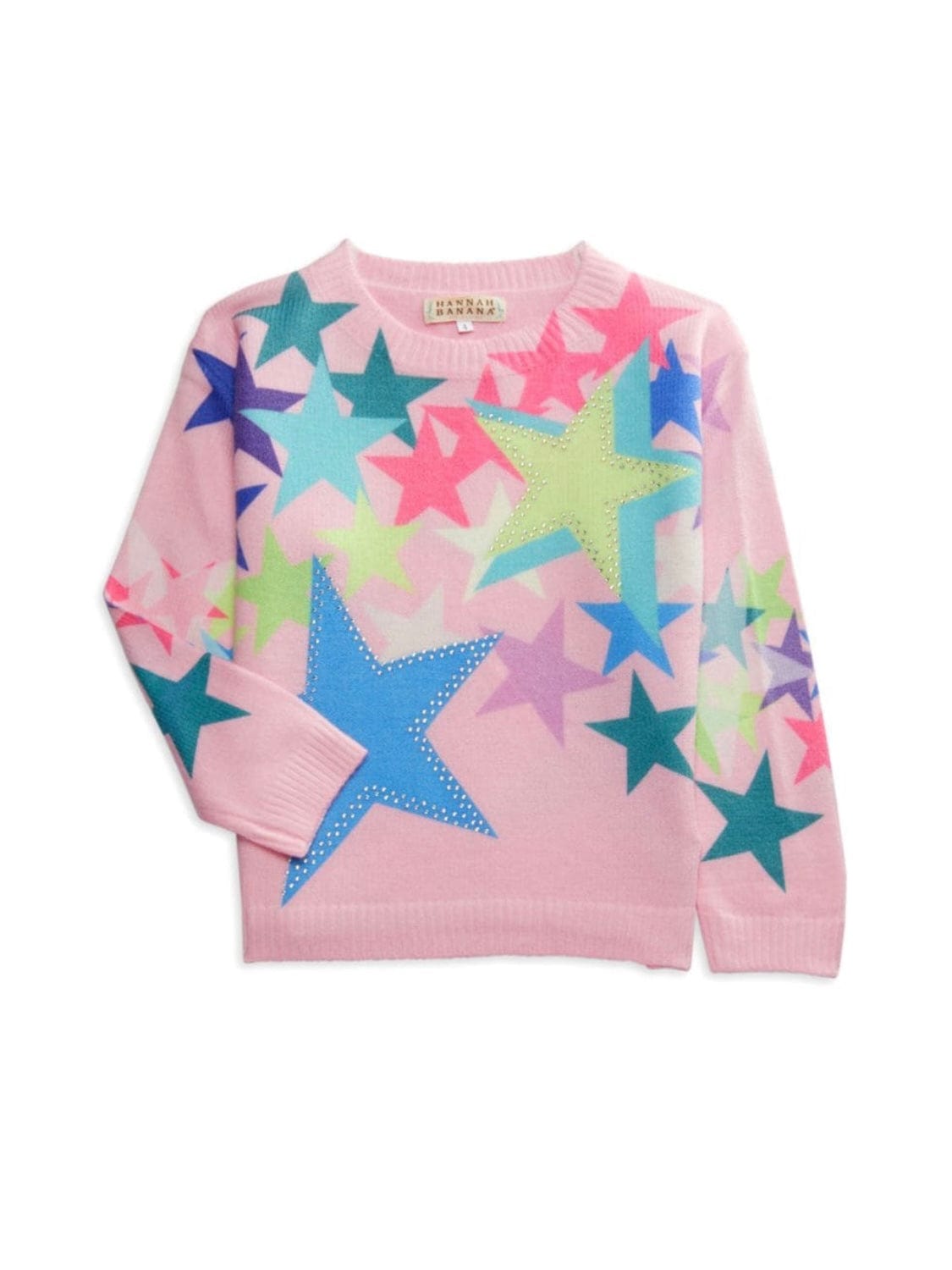 Fashionably, BBK! 10 Girls Embellished Star Sweater