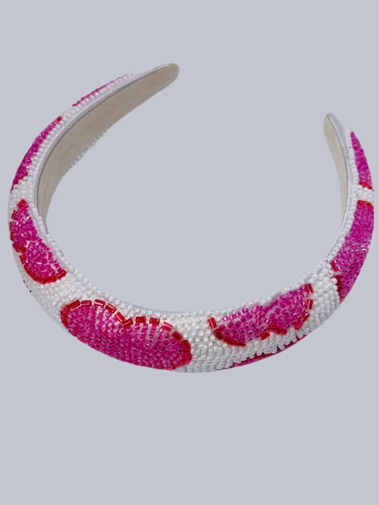 Fashionably, BBK! Accessories Beaded Love Headband