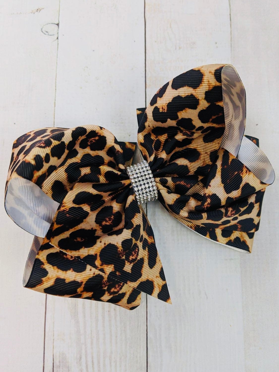 Fashionably, BBK! Leopard Print Bow