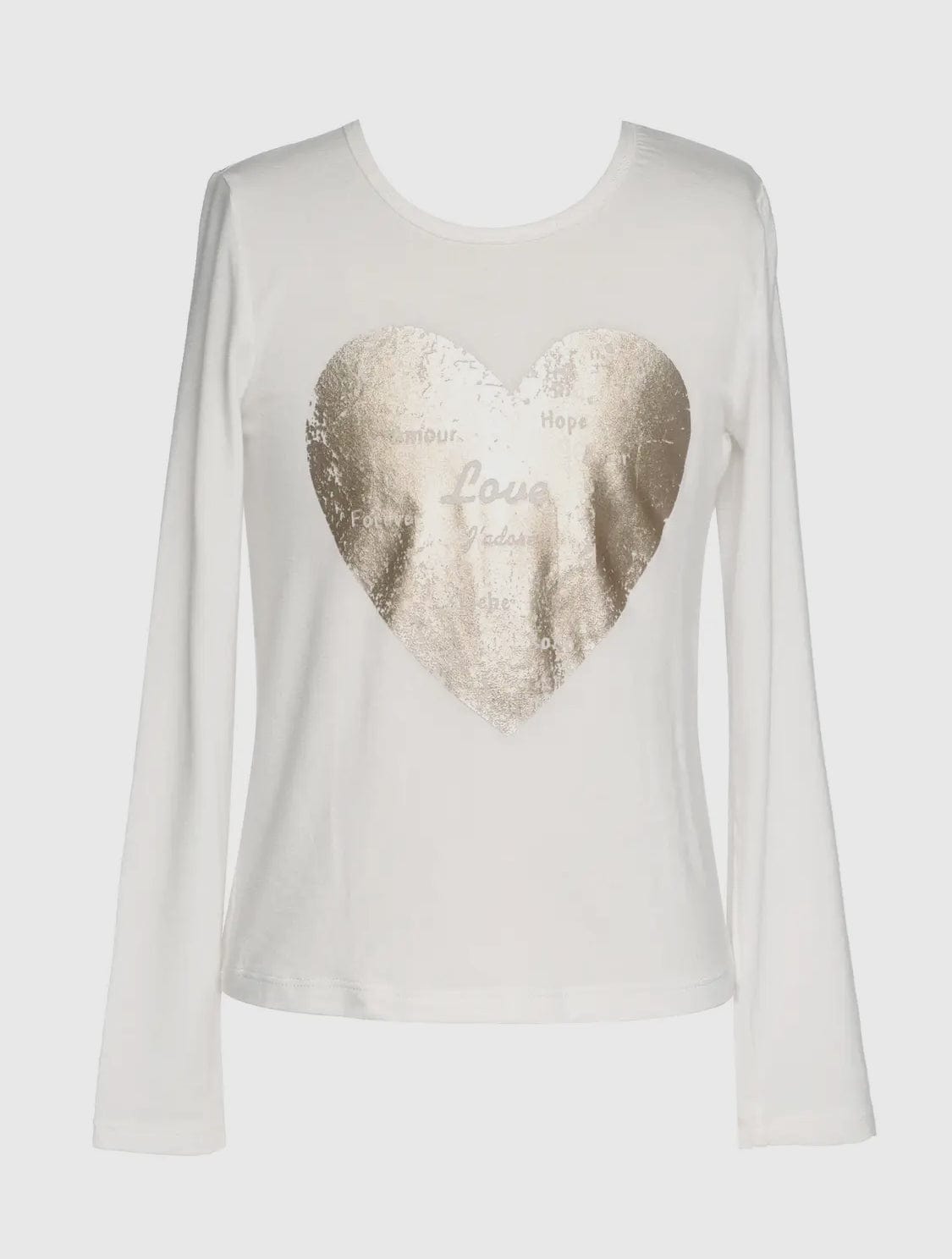 Fashionably, BBK! Shirts & Tops 10 Heart of Gold Long Sleeve Top