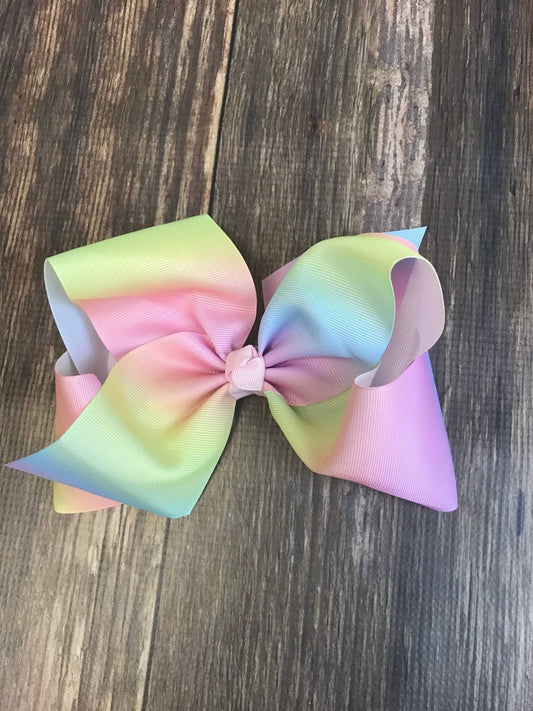 Fashionably, BBK! Accessories Girls Pastel Texas Size Hair Bow