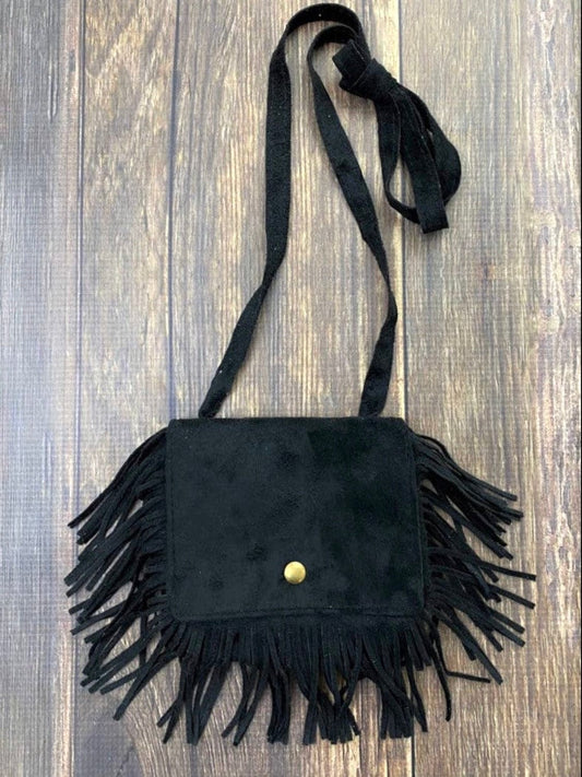 Fashionably, BBK! Black Boho Mini Crossbody Bag