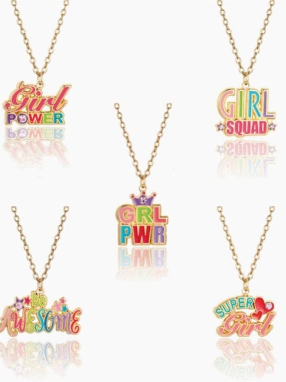 Fashionably, BBK! Necklaces “GRL PWR” Gold Necklace | made for sensitive skin