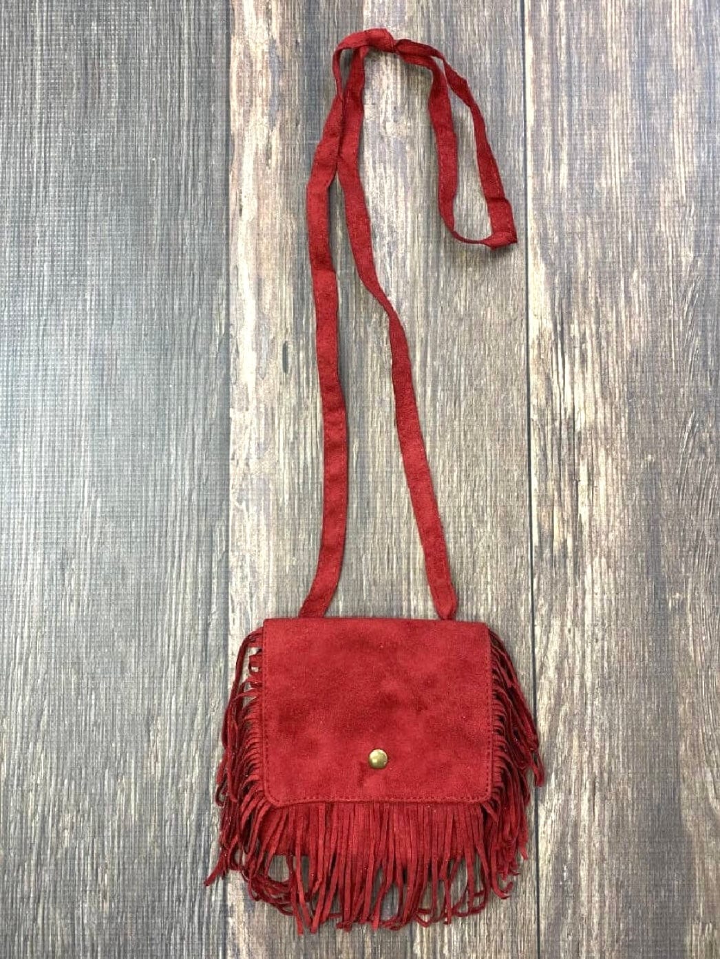 Fashionably, BBK! Red Boho Mini Crossbody Bag